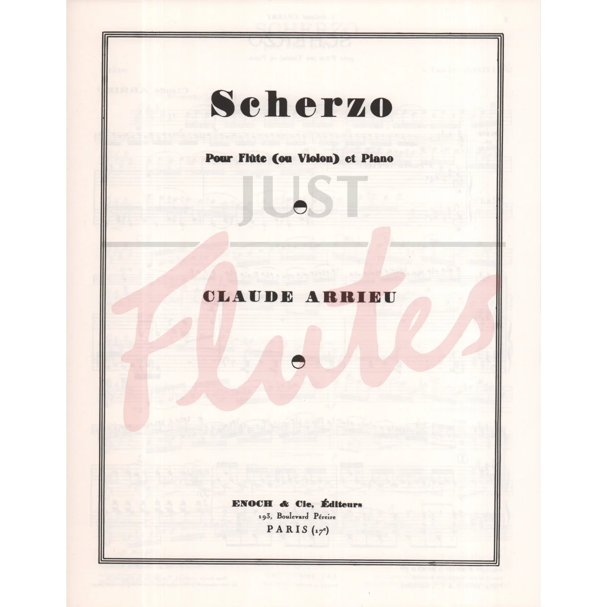 Scherzo for Flute and Piano