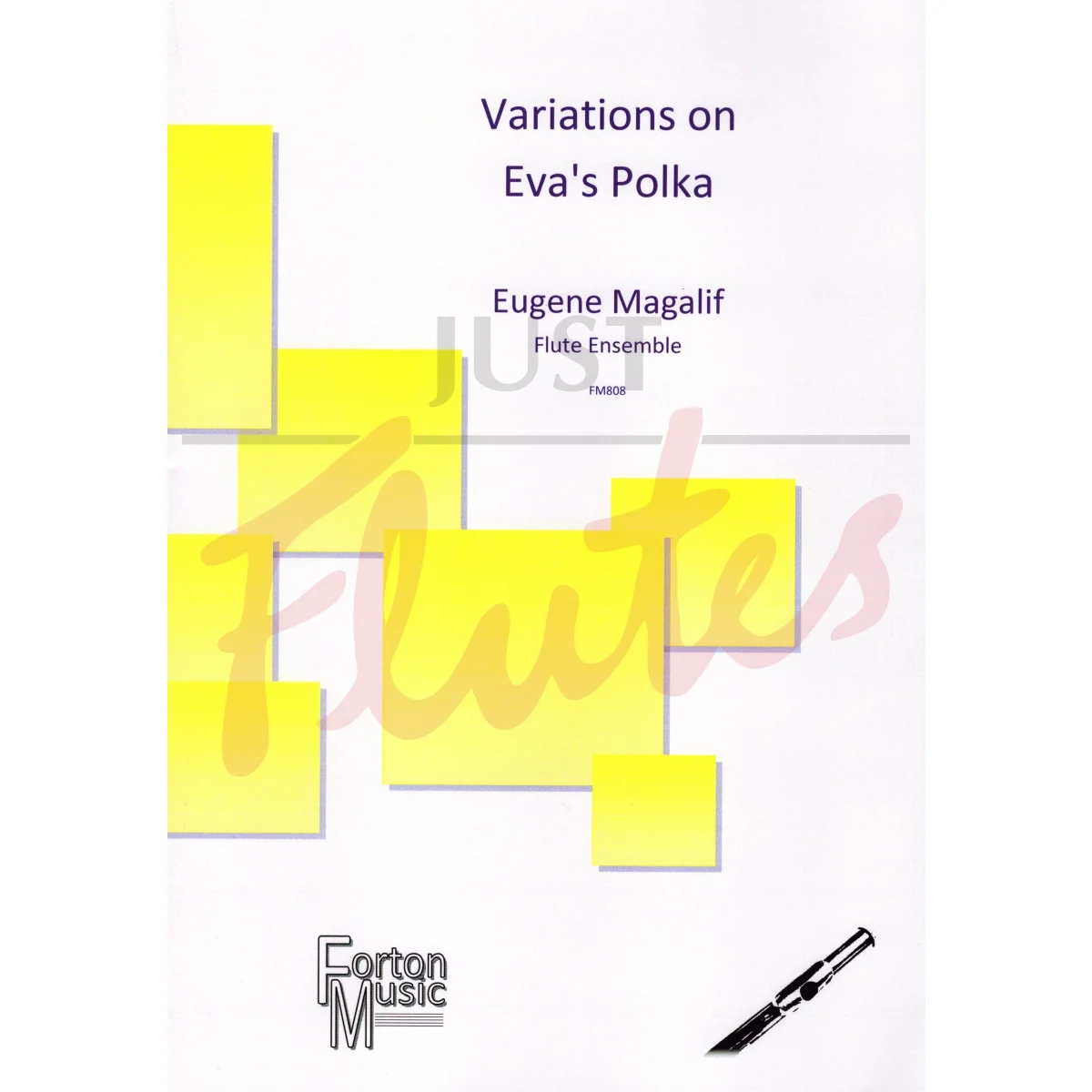 Variations on Eva&#039;s Polka for Flute Ensemble