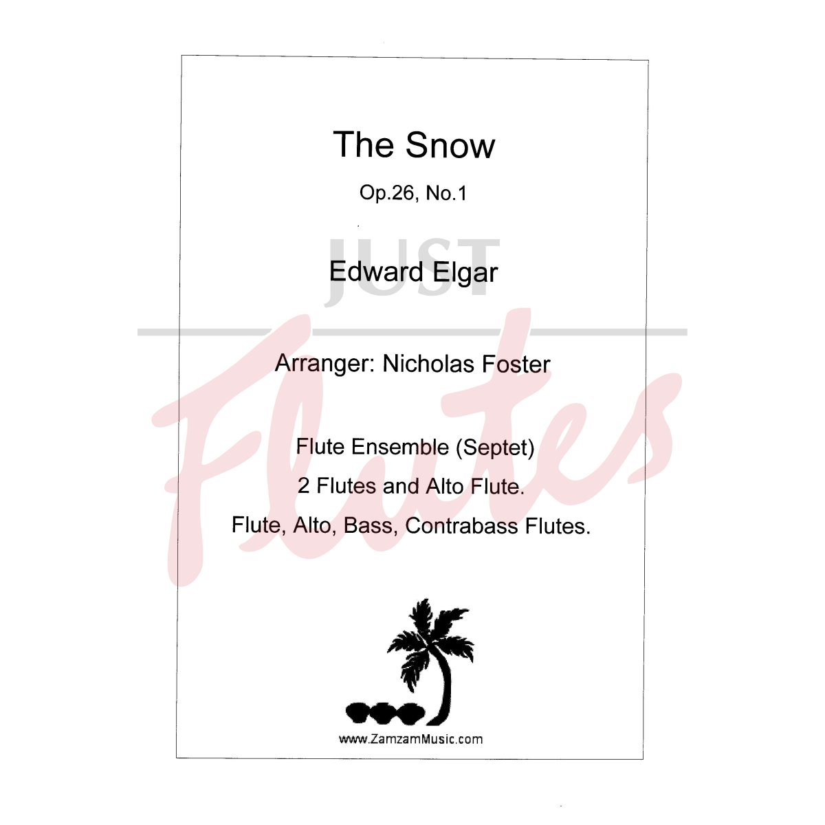 The Snow for Flute Choir