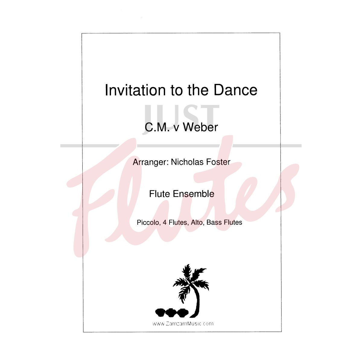 Invitation to the Dance for Flute Ensemble 