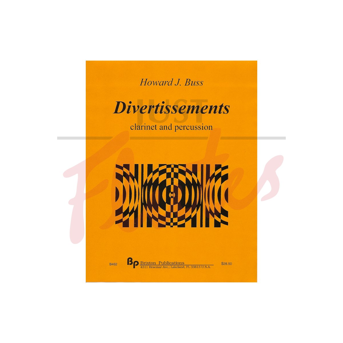 Divertissements for Clarinet and Percussion