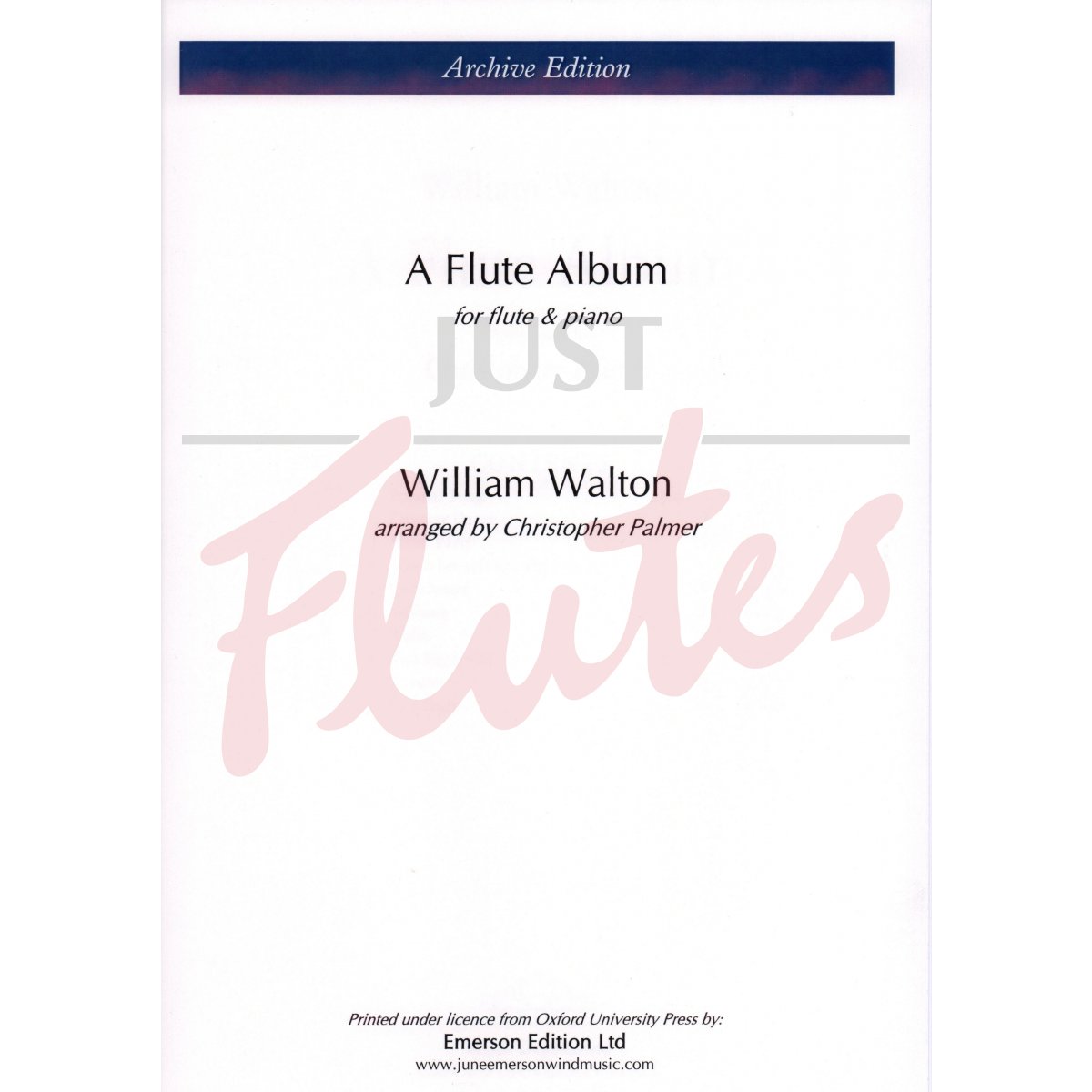 William Walton: A Flute Album for Flute and Piano