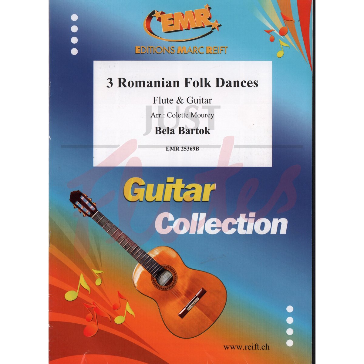 3 Romanian Folk Dances for Flute and Guitar