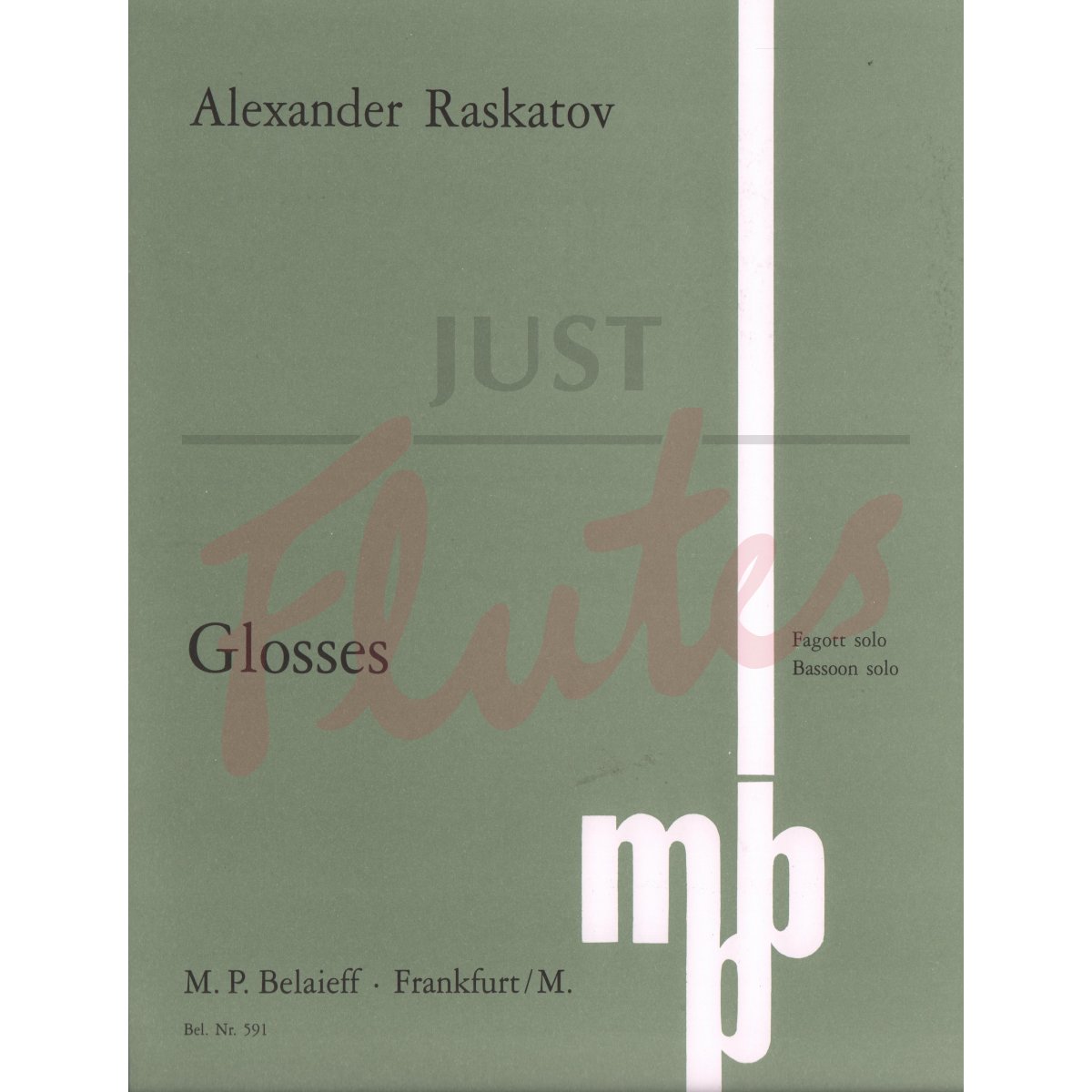 Glosses for Solo Bassoon