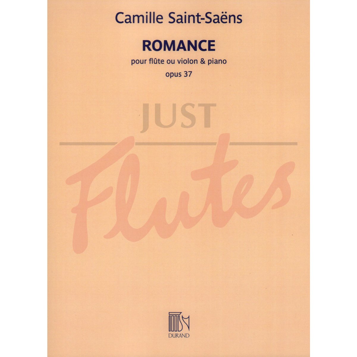 Romance for Flute and Piano, Op37 - C. Saint-Saëns. Just Flutes