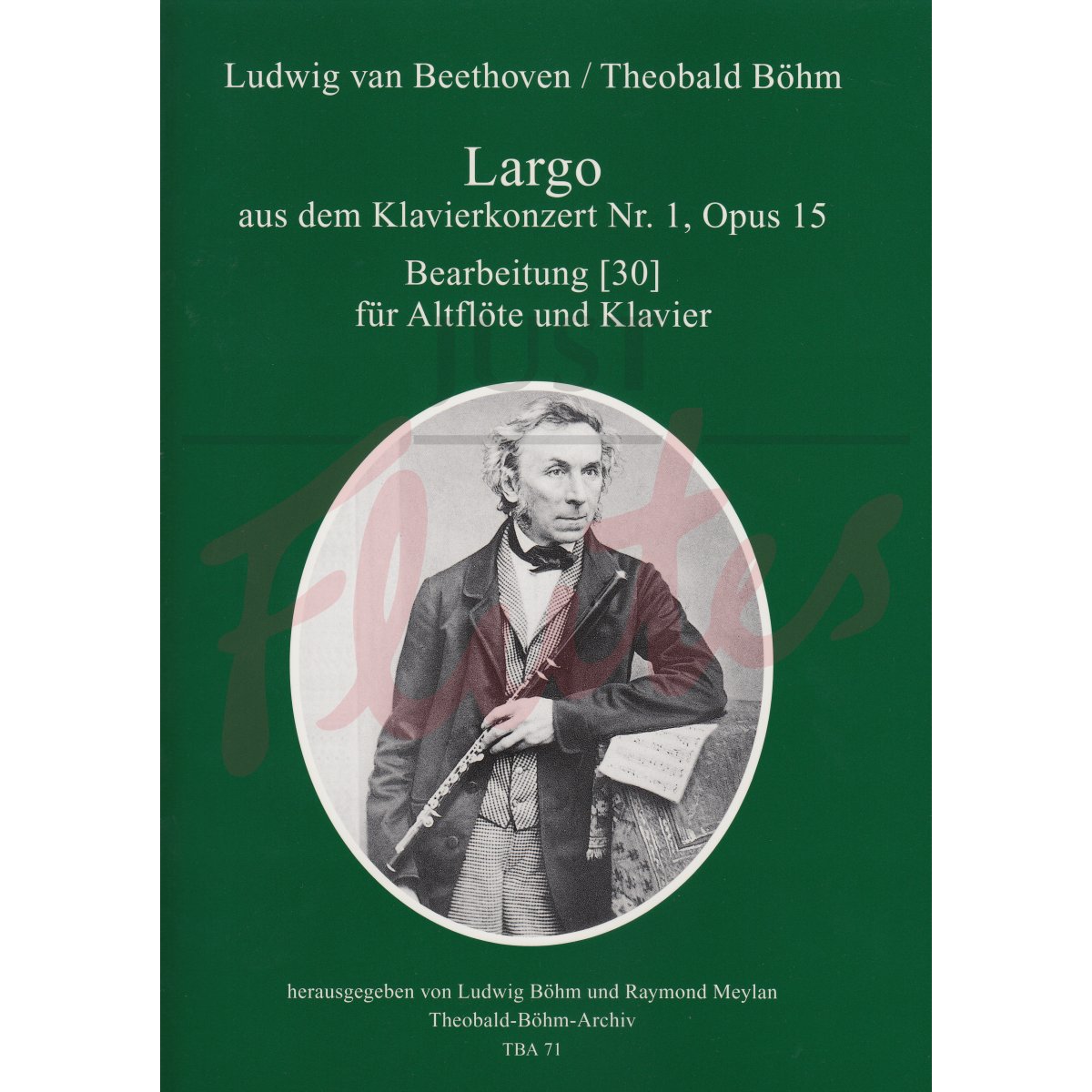 Largo from Piano Concerto in C major No 1 for Alto Flute and Piano