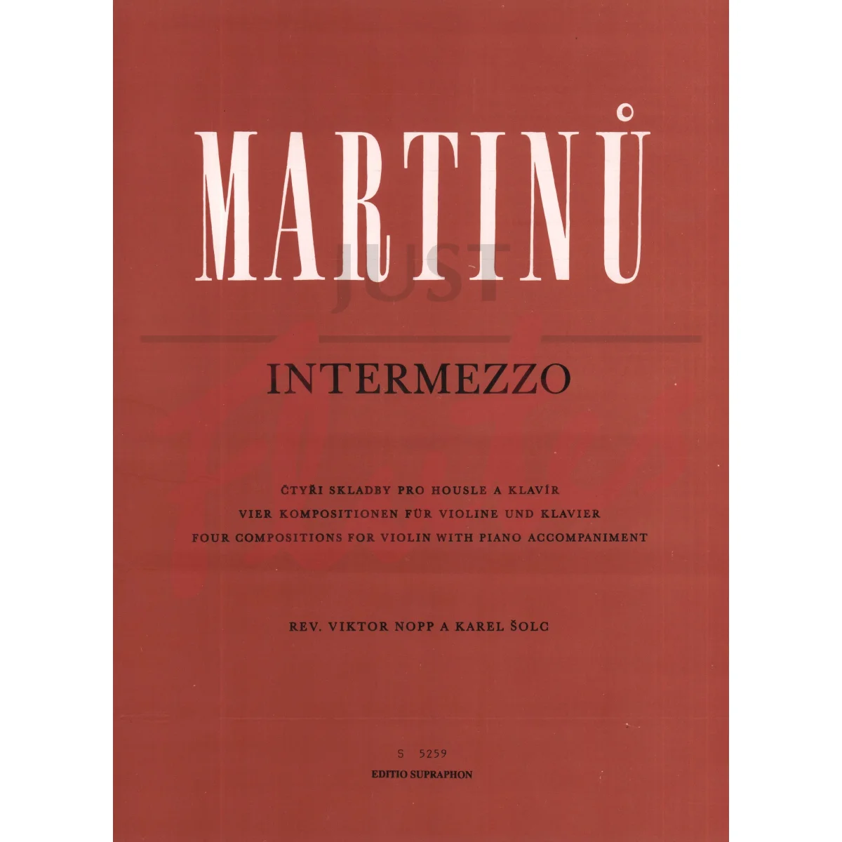 Intermezzo for Violin and Piano