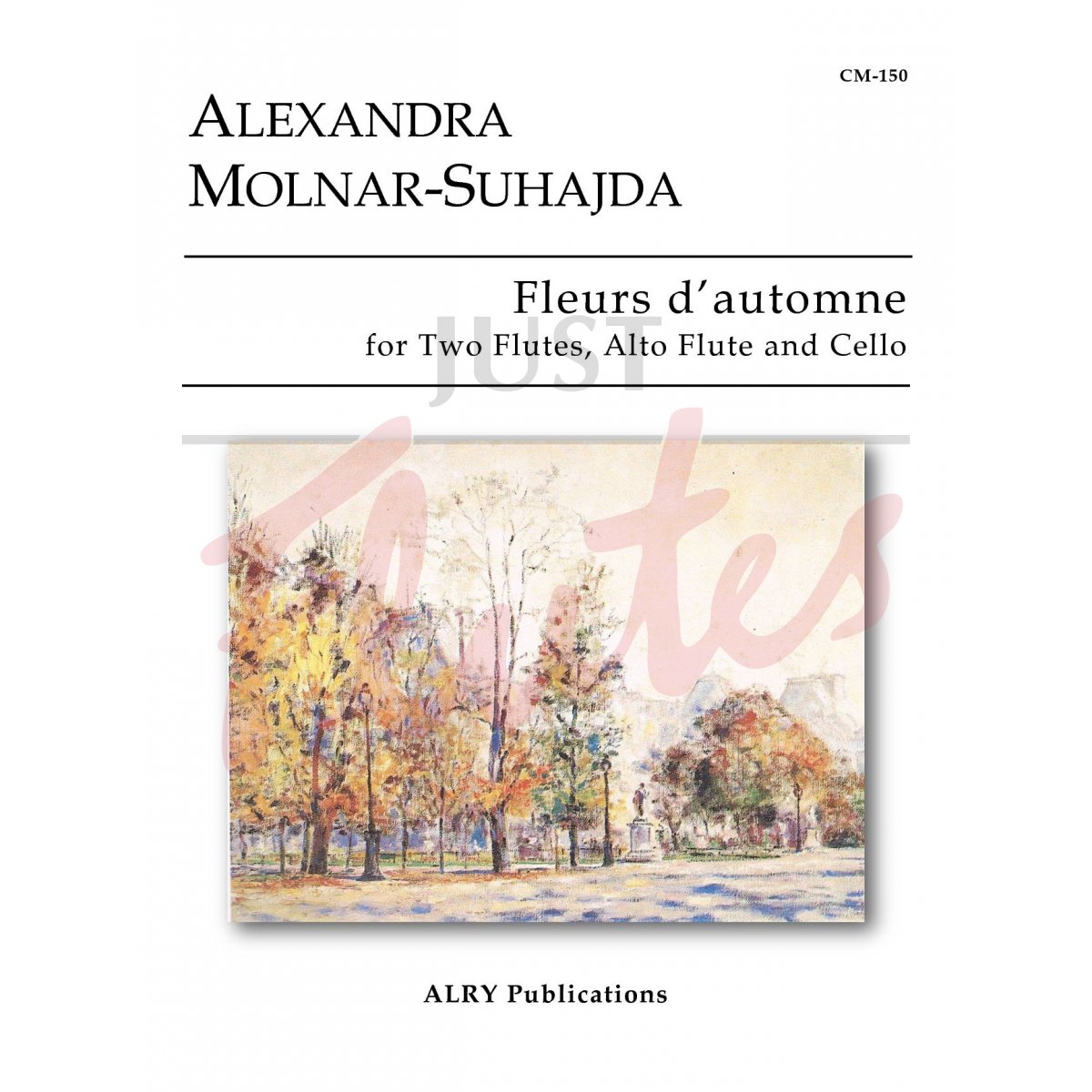 Fleurs d&#039;automne for Two Flutes, Alto Flute and Cello