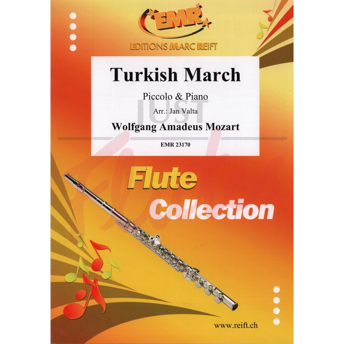 Turkish March for Piccolo and Piano
