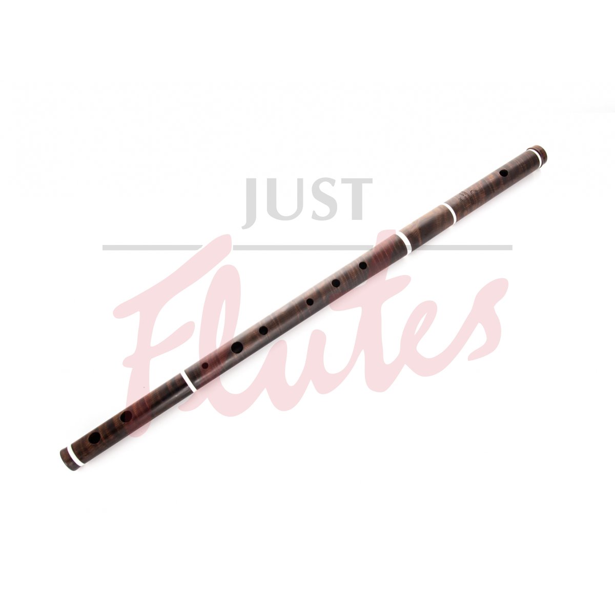 Windward Canadian Maple Keyless Pratten Flute in D With Synthetic Ferrules