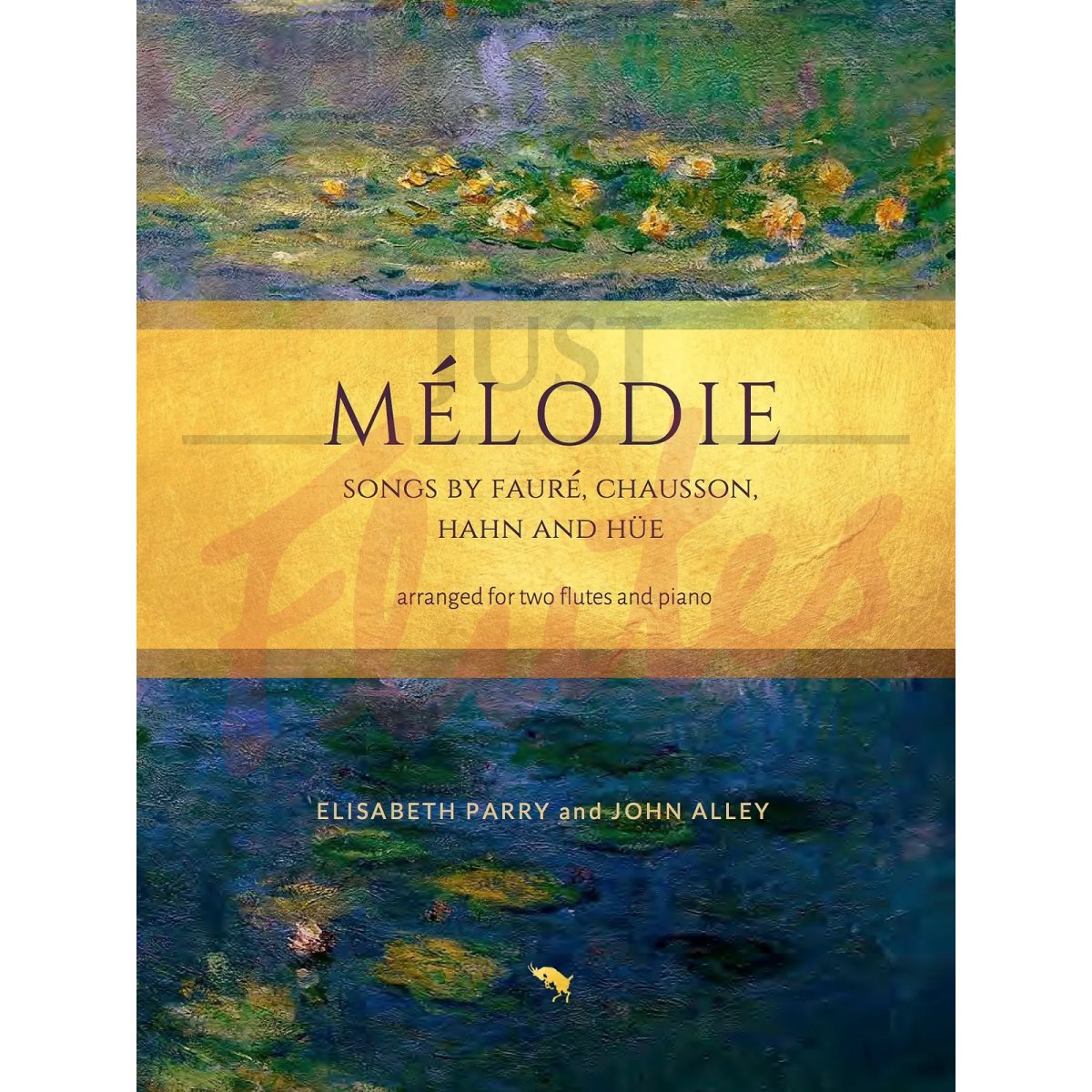 Mélodie: Songs by Fauré, Chausson, Hahn and Hüe arranged for Two Flutes and Piano