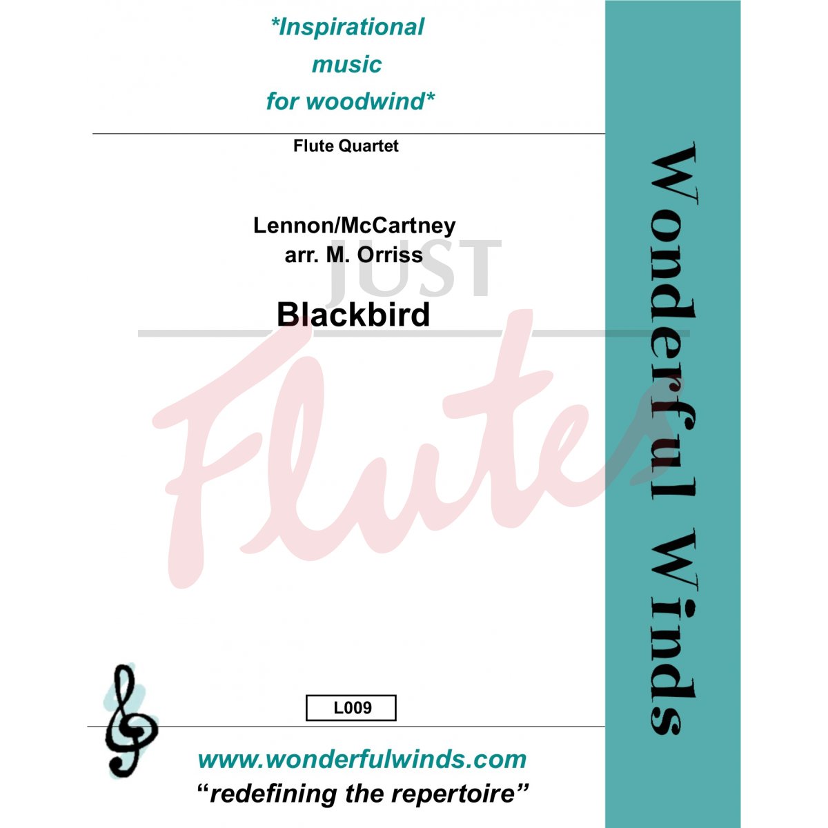 Blackbird for Flute Quartet