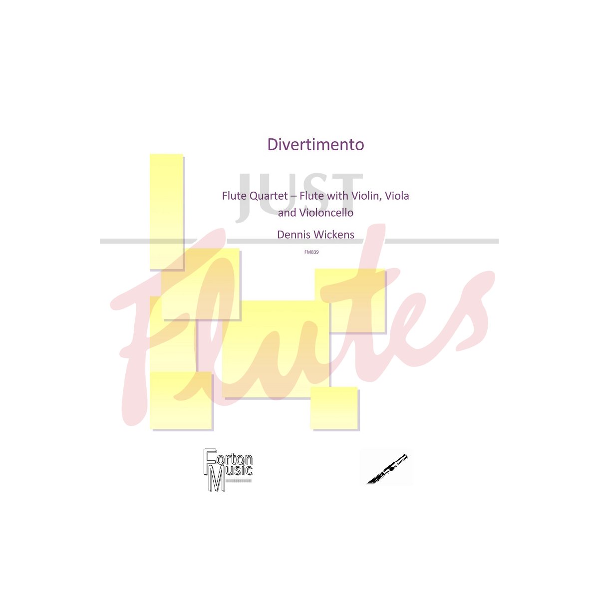 Divertimento for Flute with Violin, Viola and Violoncello