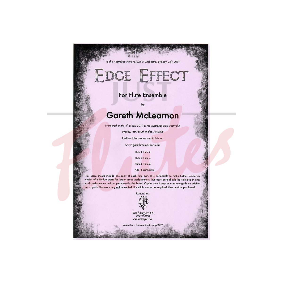 Edge Effect for Flute Ensemble