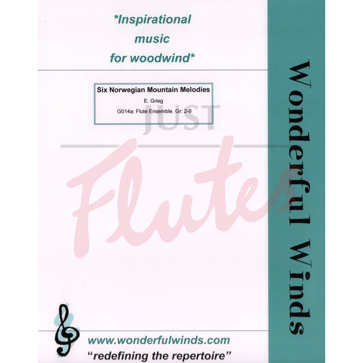 Six Norwegian Mountain Melodies for Flute Ensemble