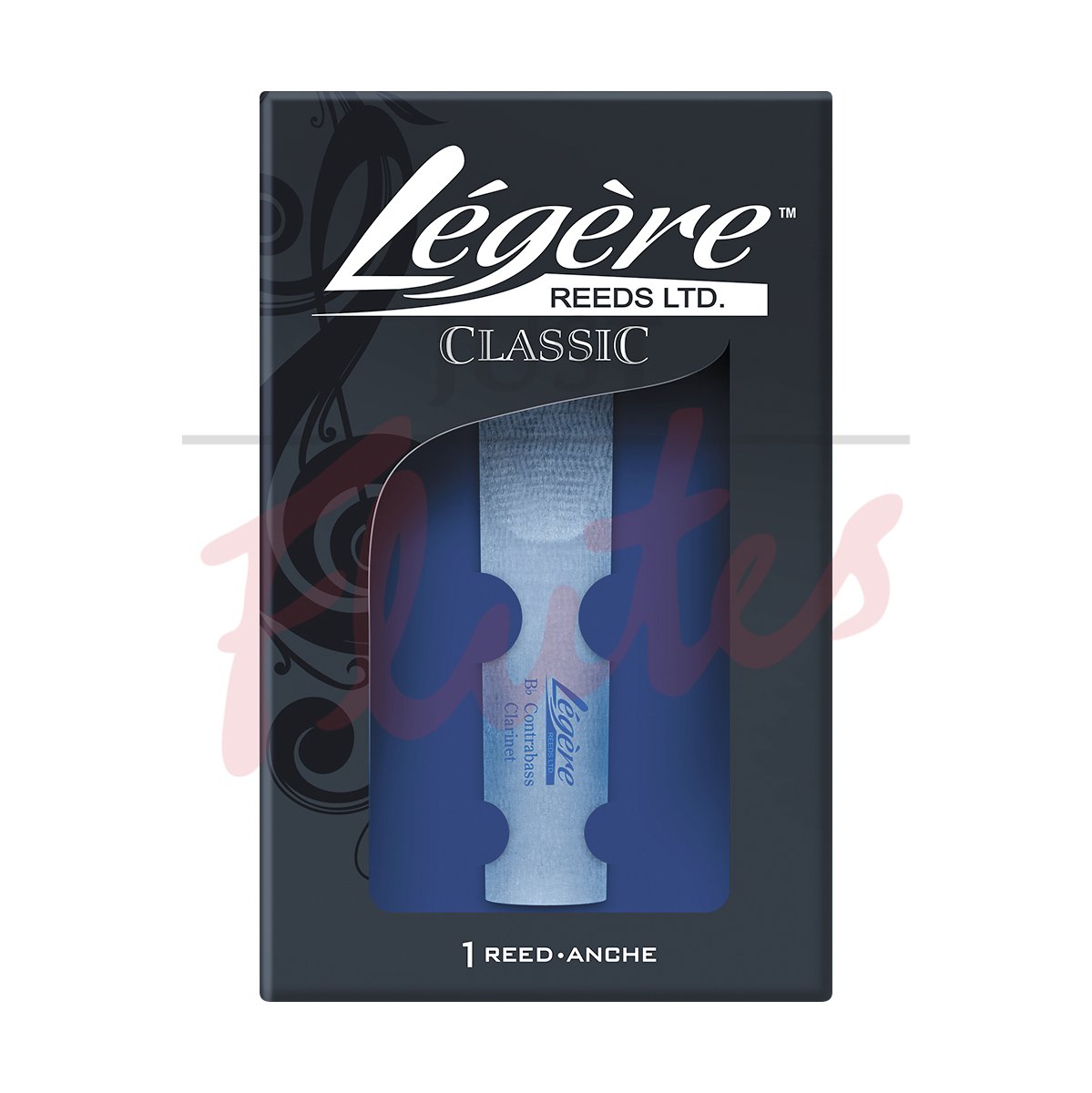 Légère Classic Synthetic Contrabass Clarinet Reed, Strength 1.5