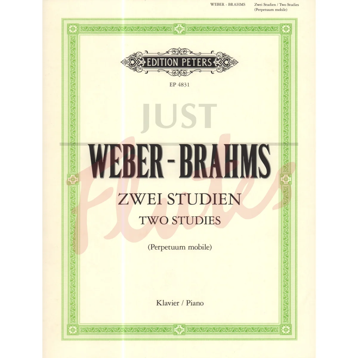 Two Studies (Perpetuum Mobile) for Piano