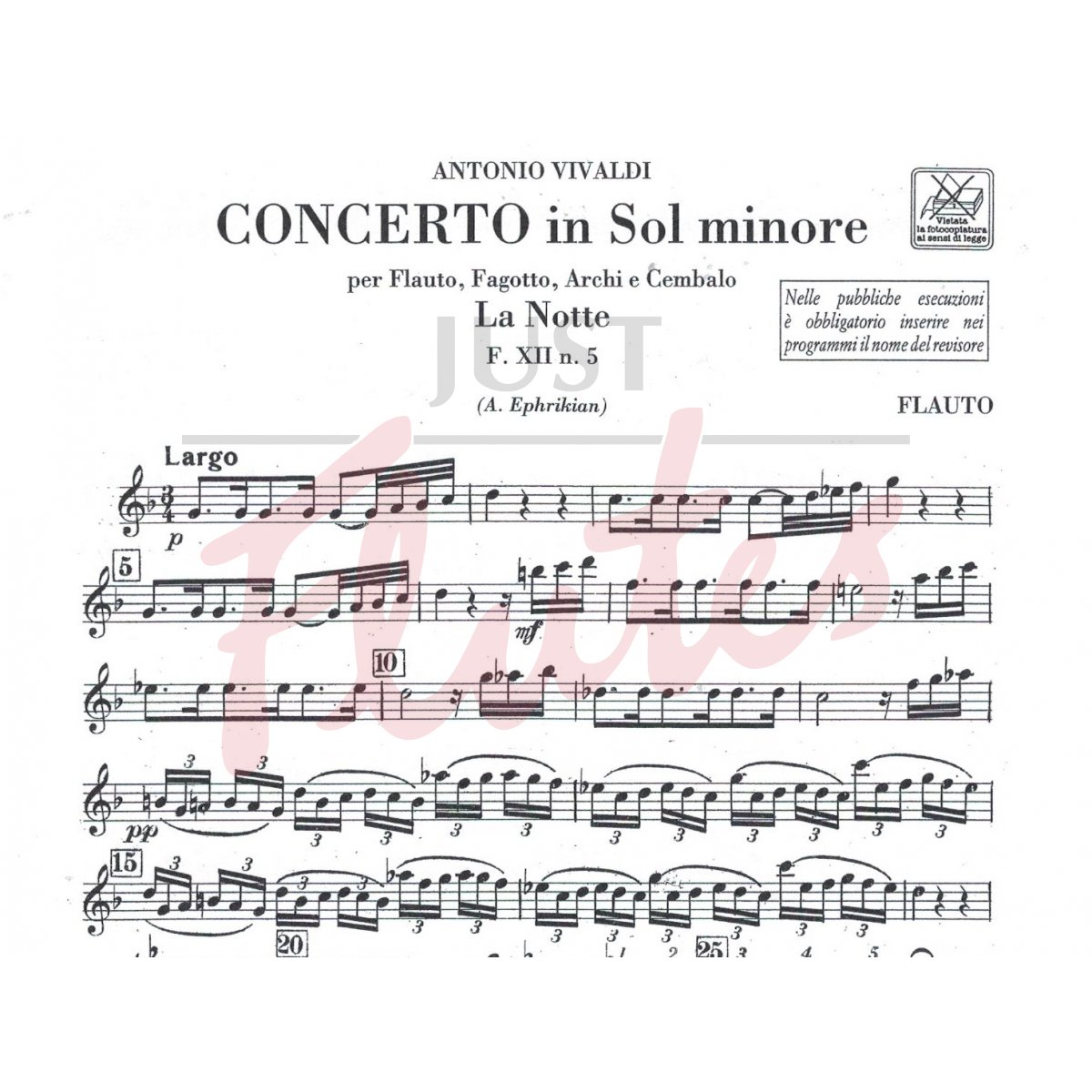 Chamber Concerto in G minor &quot;La Notte&quot;