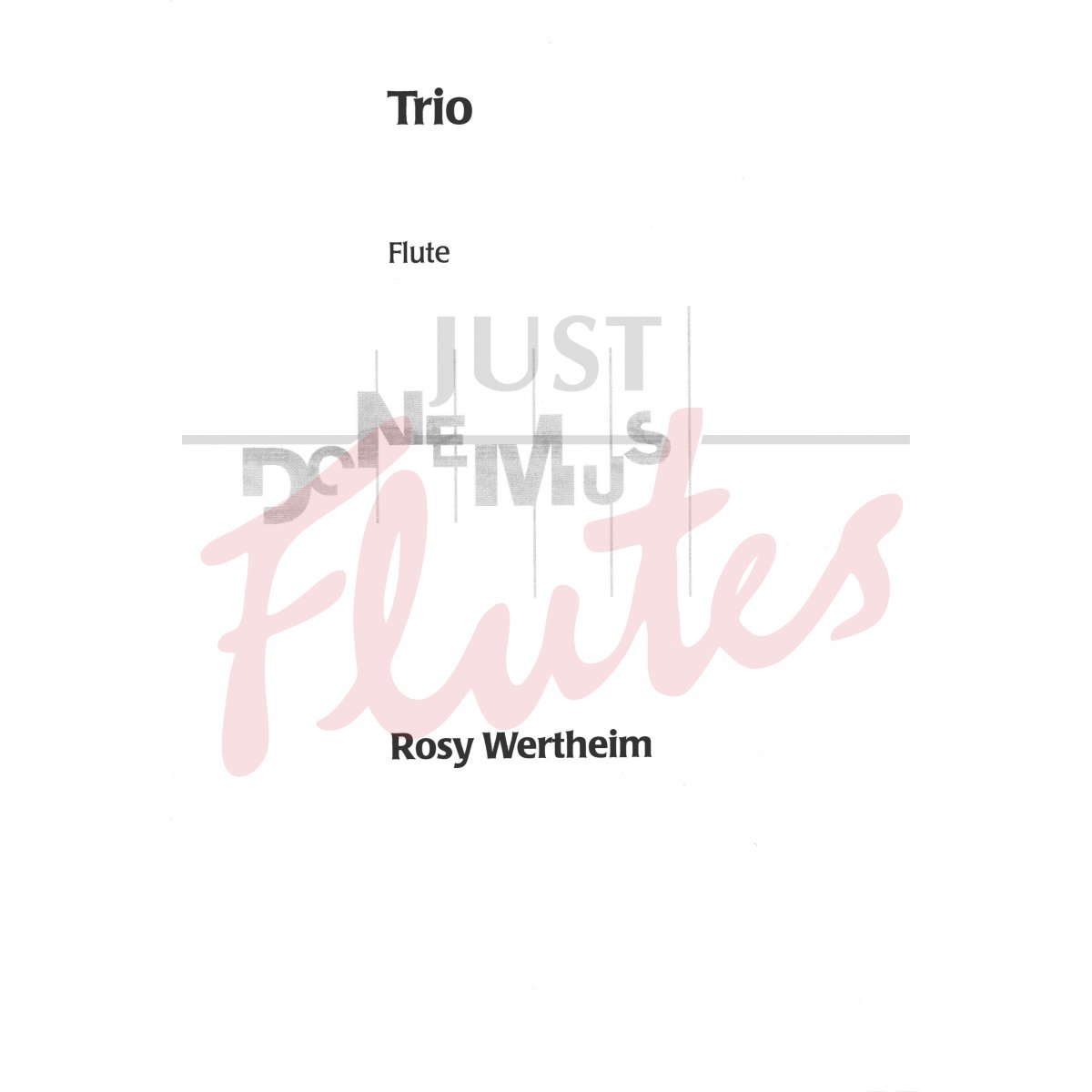 Trio for Flute, Clarinet and Bassoon