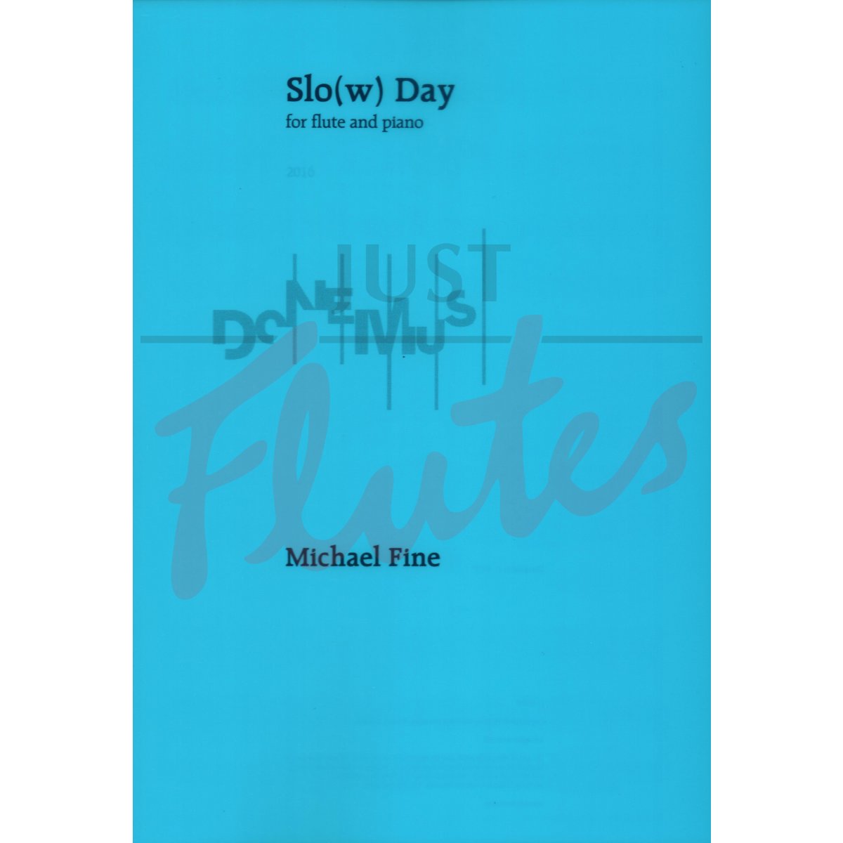Slo(w) Day for Flute and Piano