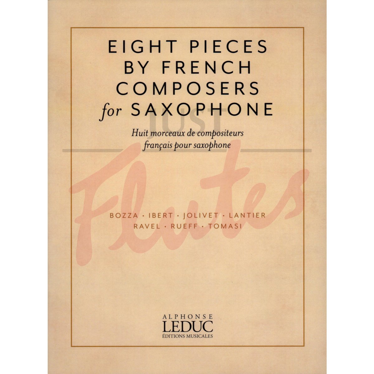 Eight Pieces by French Composers for Saxophone