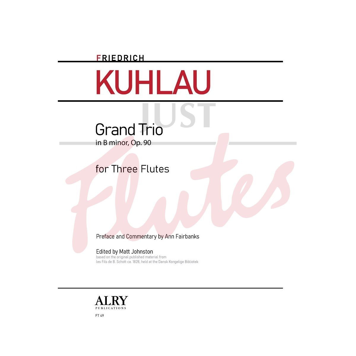 Grand Trio in B minor for Three Flutes