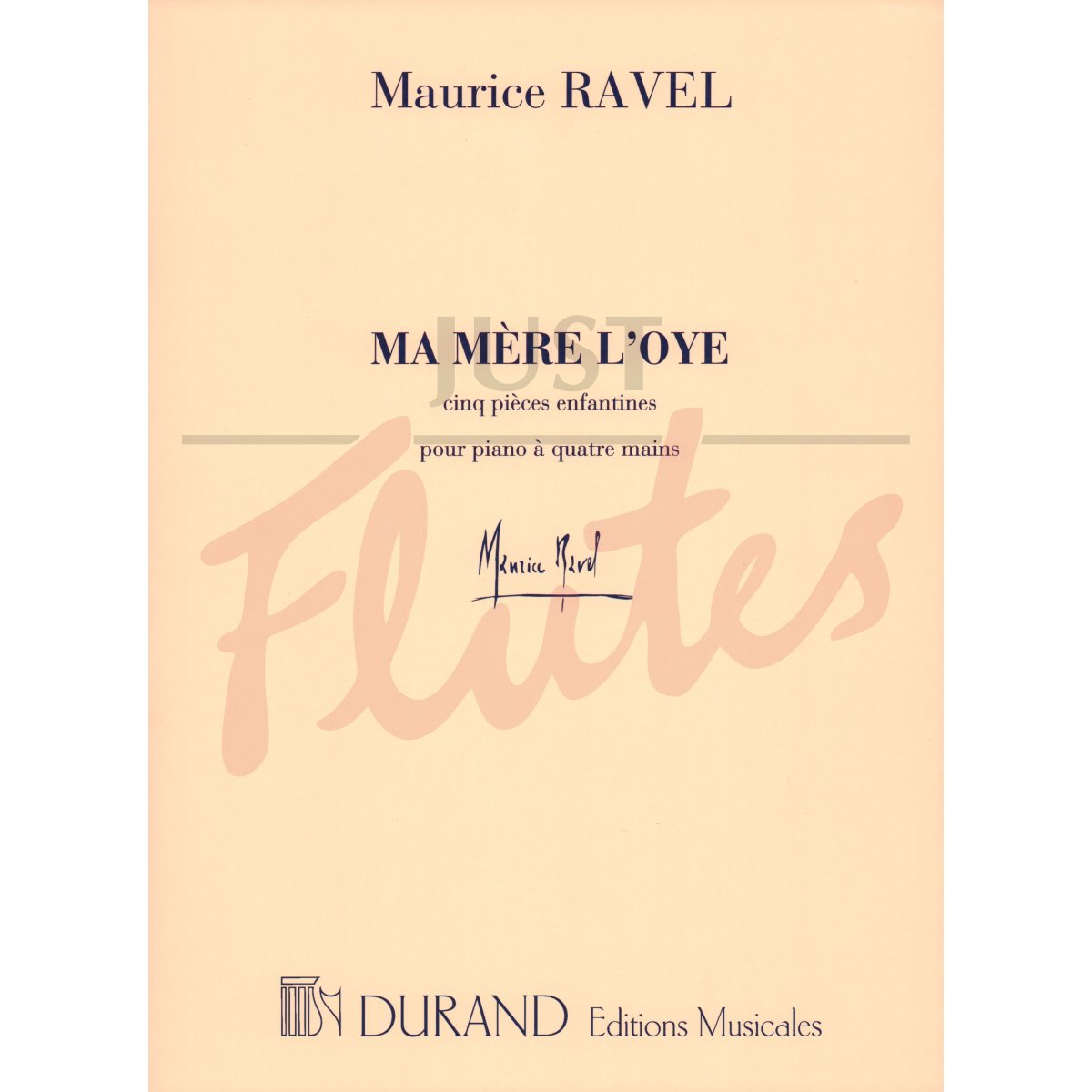 Ma Mère L&#039;Oye for Piano Duet