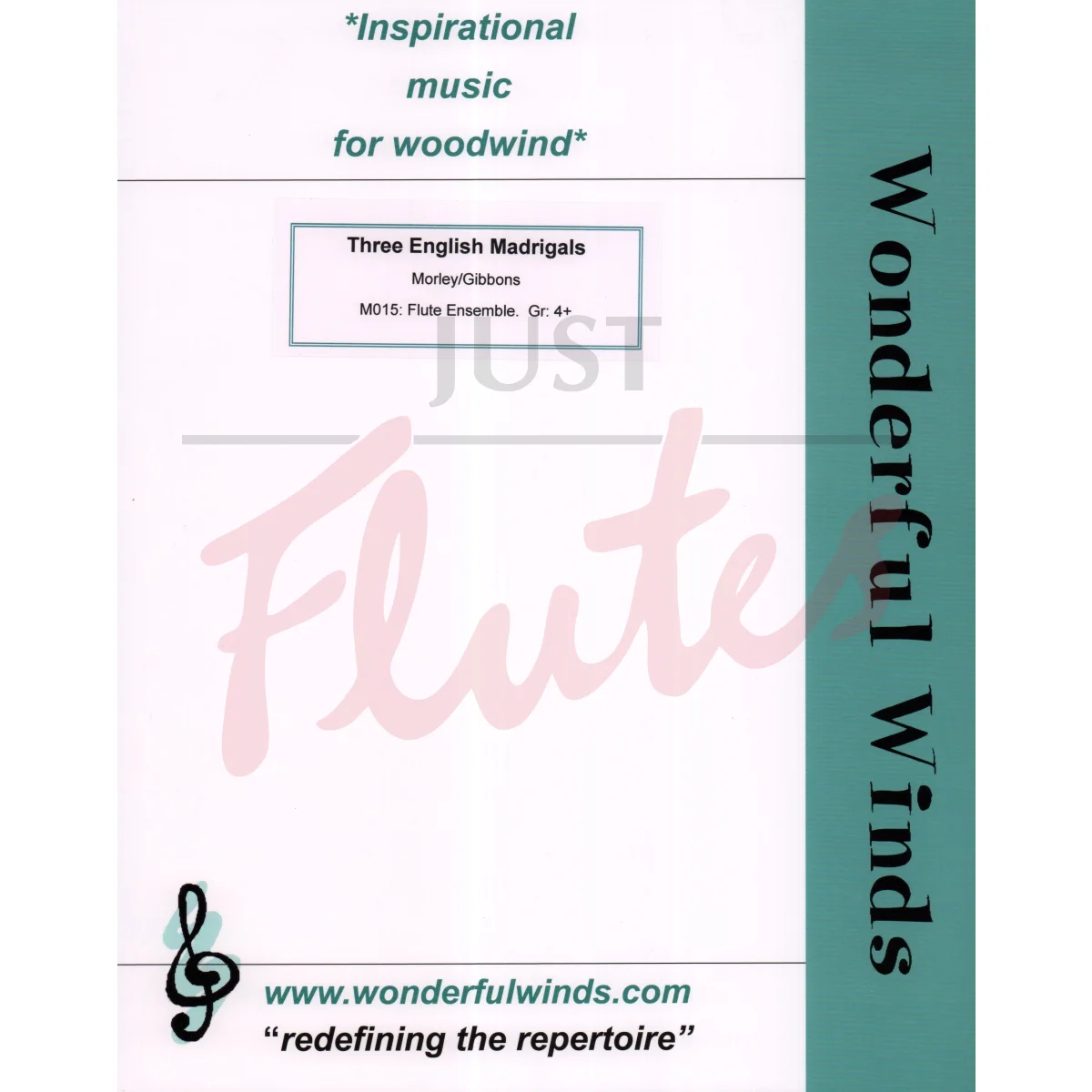 Three English Madrigals for Mixed Flute Quintet