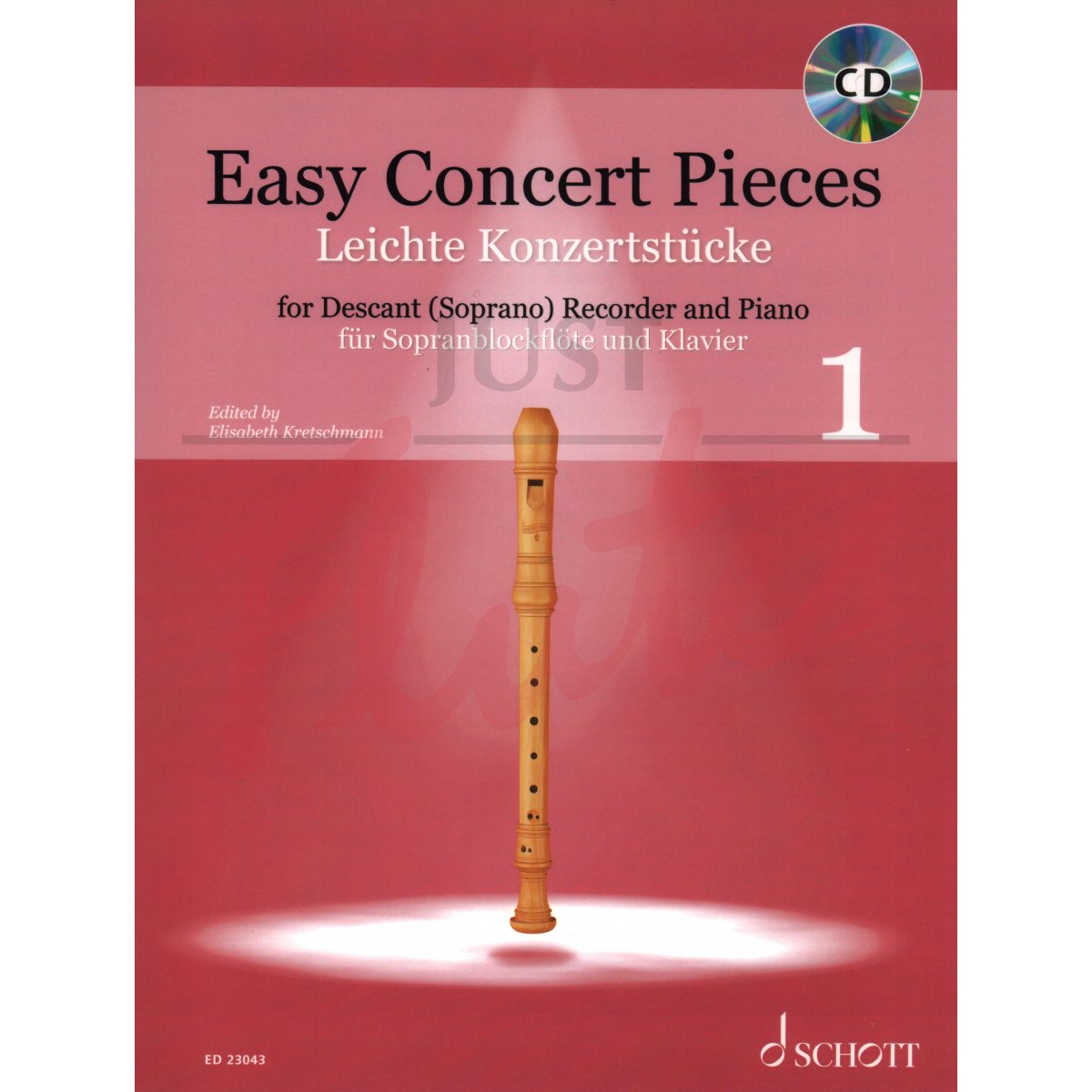 Easy Concert Pieces for Descant Recorder and Piano