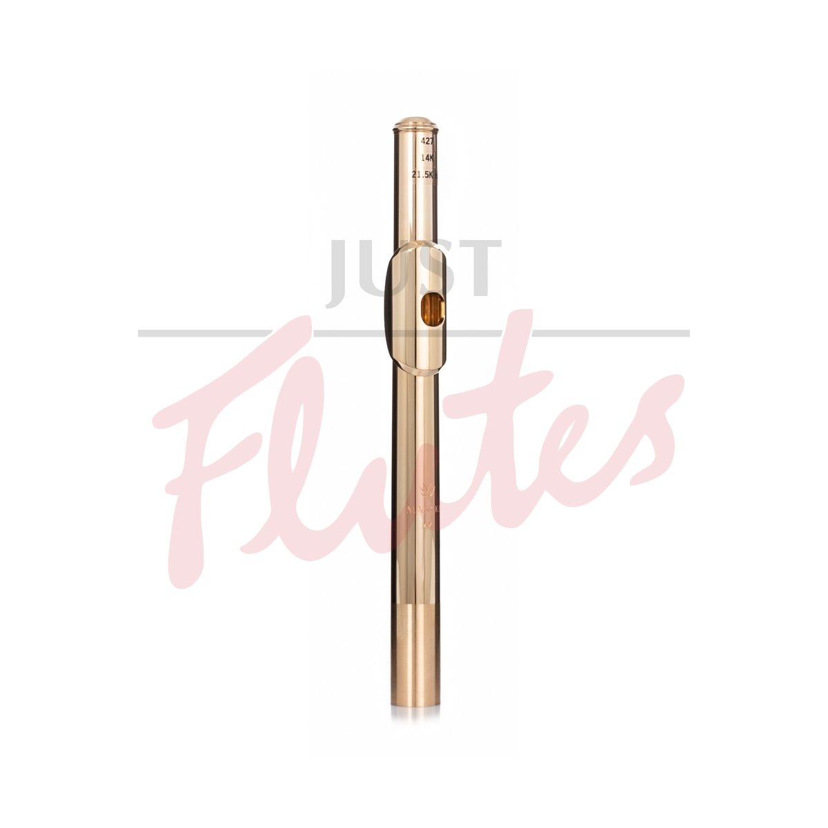 Mancke 14K Rose Flute Headjoint With 21.5K Riser