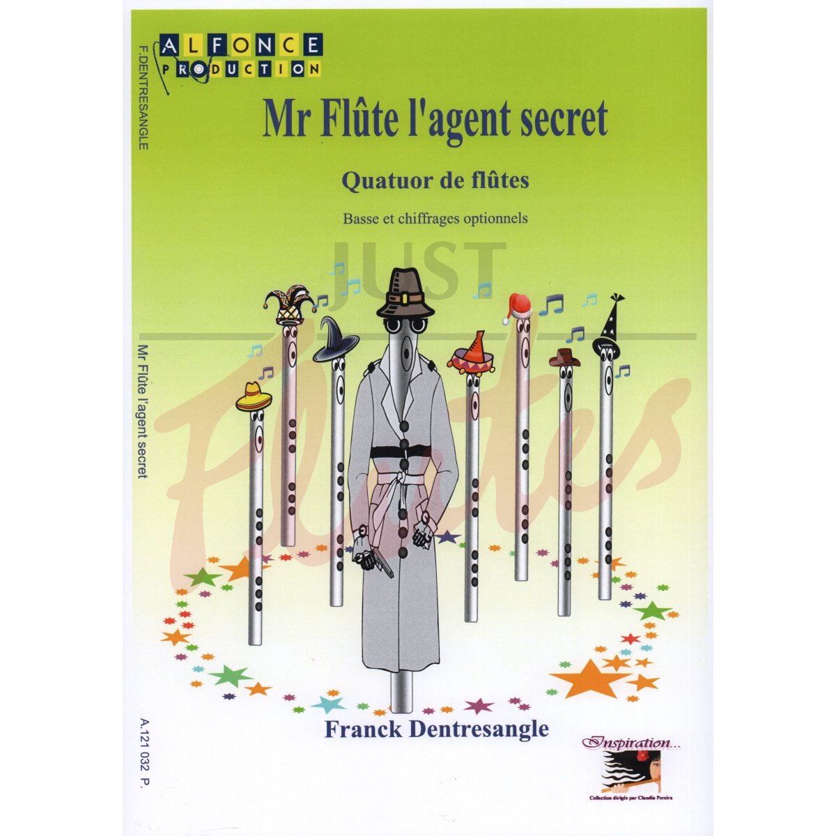 Mr Flute, Secret Agent for Flute Quartet