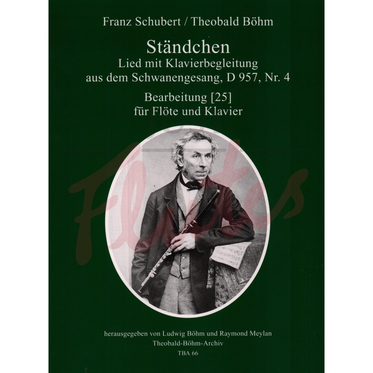 Ständchen (Serenade) arranged for Flute and Piano
