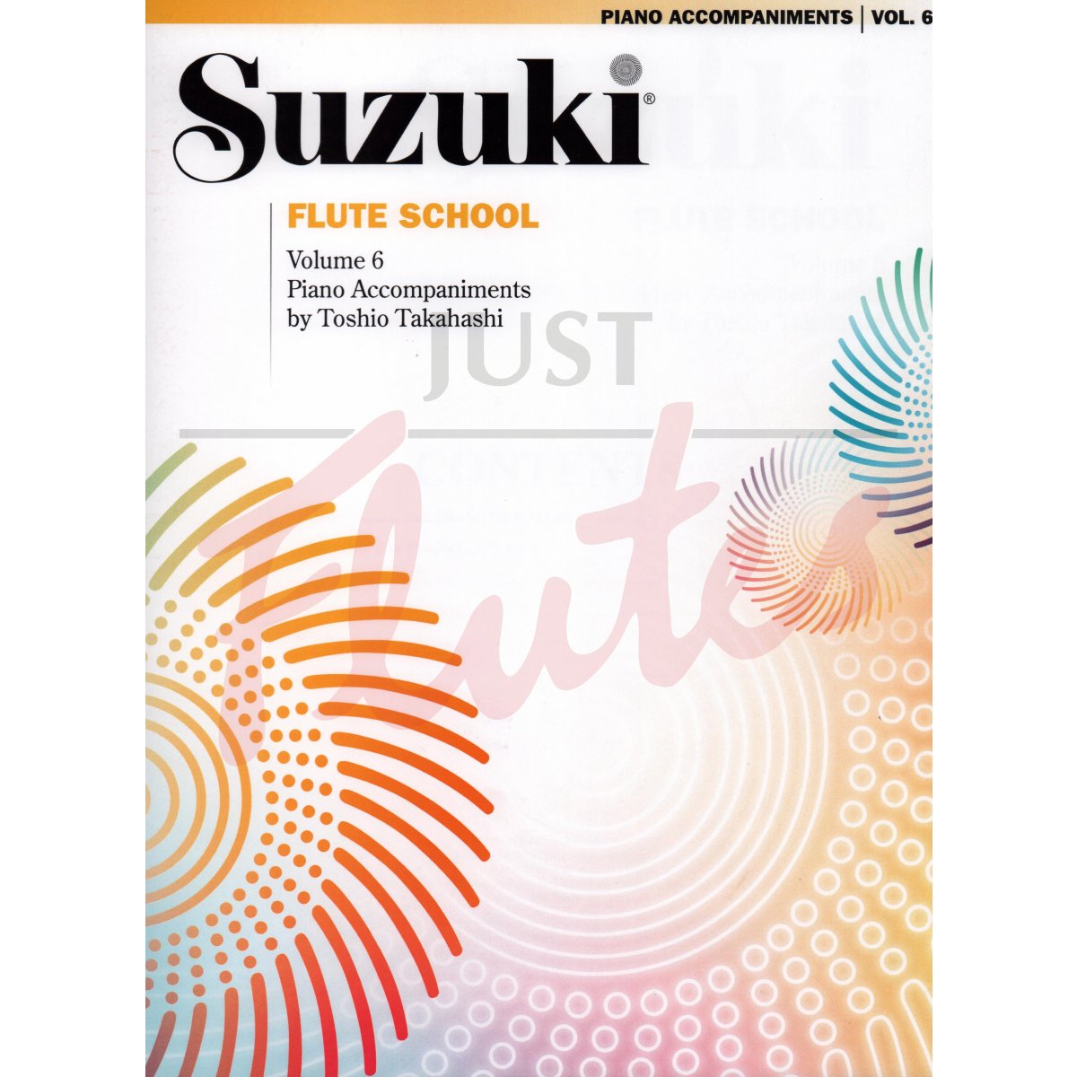 Suzuki Flute School Vol 6 (Revised Edition) [Piano Accompaniment]
