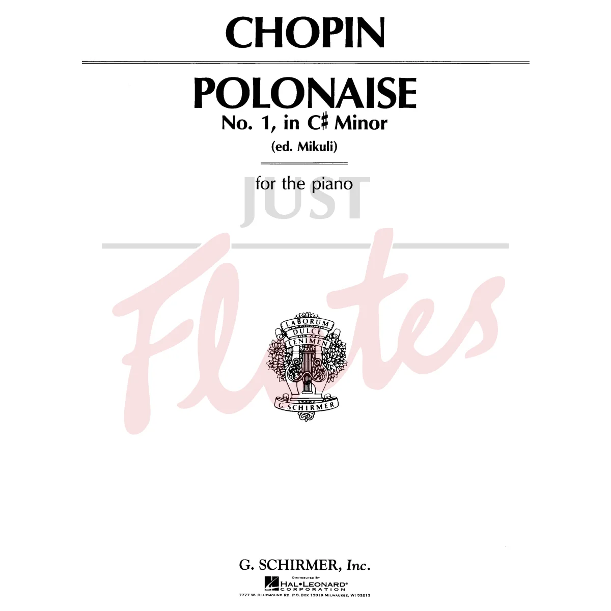 Polonaise No. 1 in C# minor for Piano