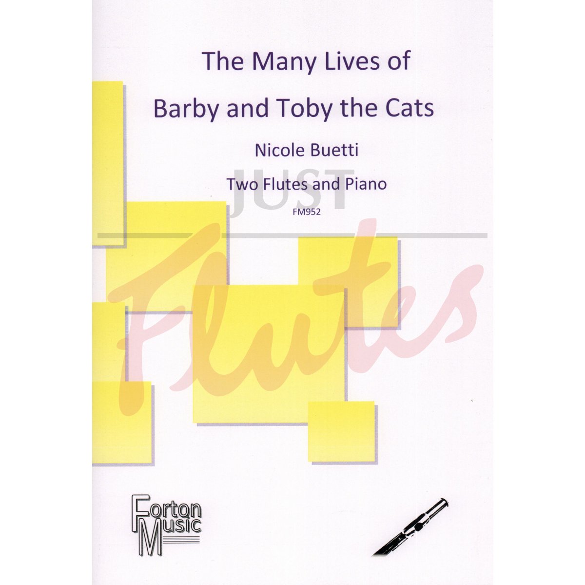 The Many Lives of Barby and Toby the Cats for Two Flutes and Piano