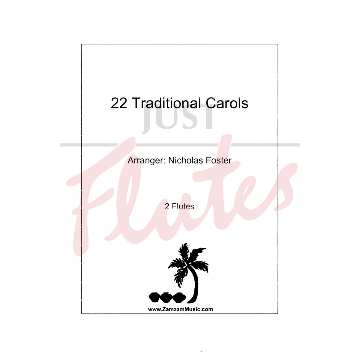 22 Traditional Carols for Two Flutes
