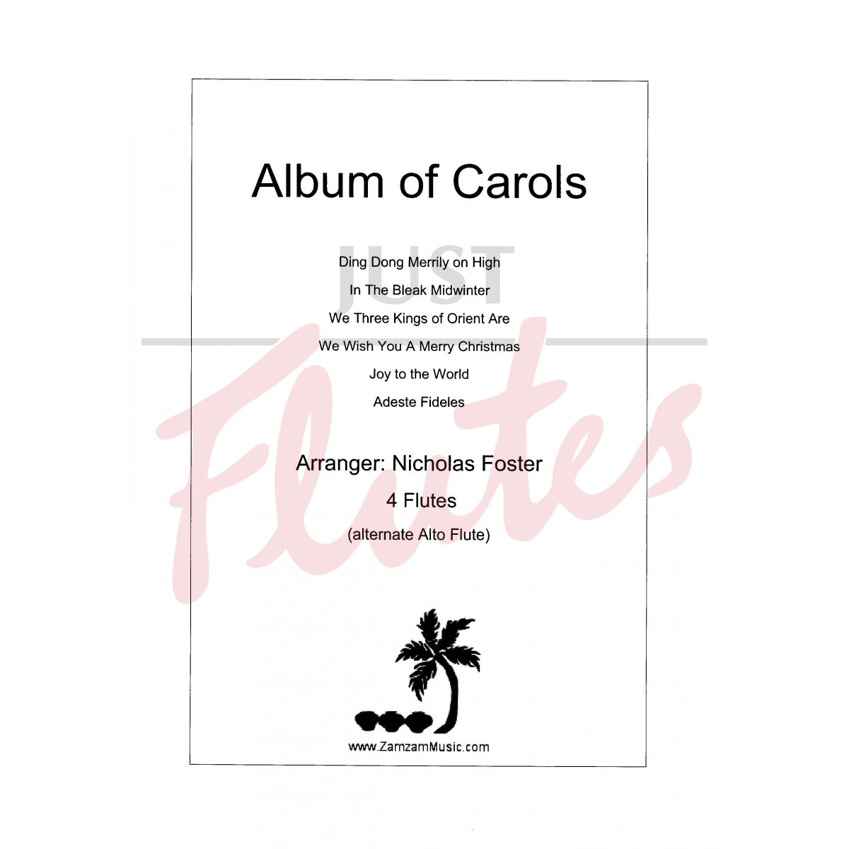 Album of Carols for Four Flutes