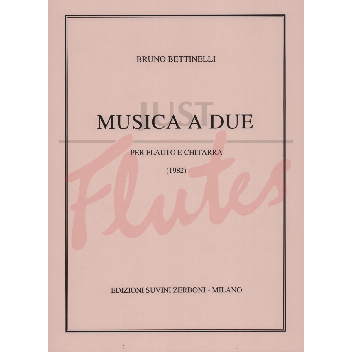 Musica a Due for Flute and Guitar