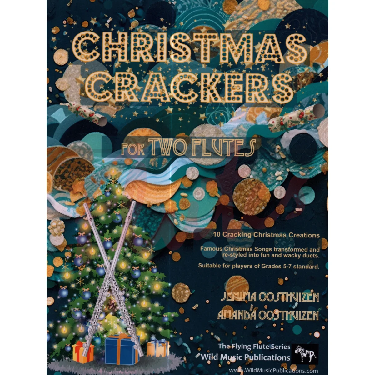 Christmas Crackers for Two Flutes