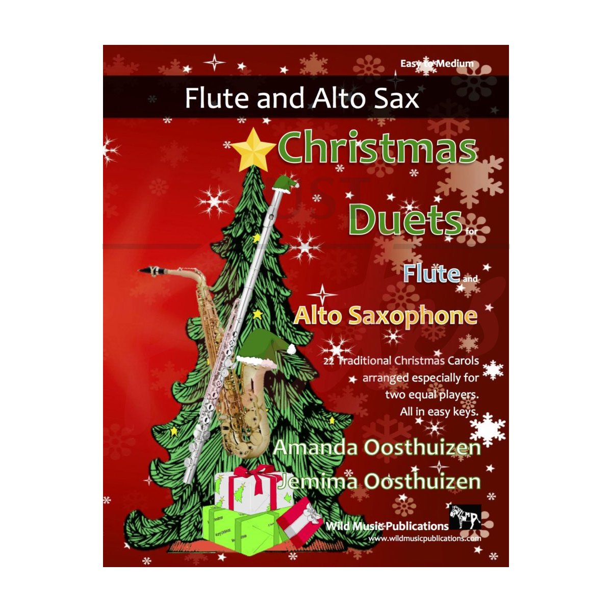 Christmas Duets for Flute and Alto Saxophone