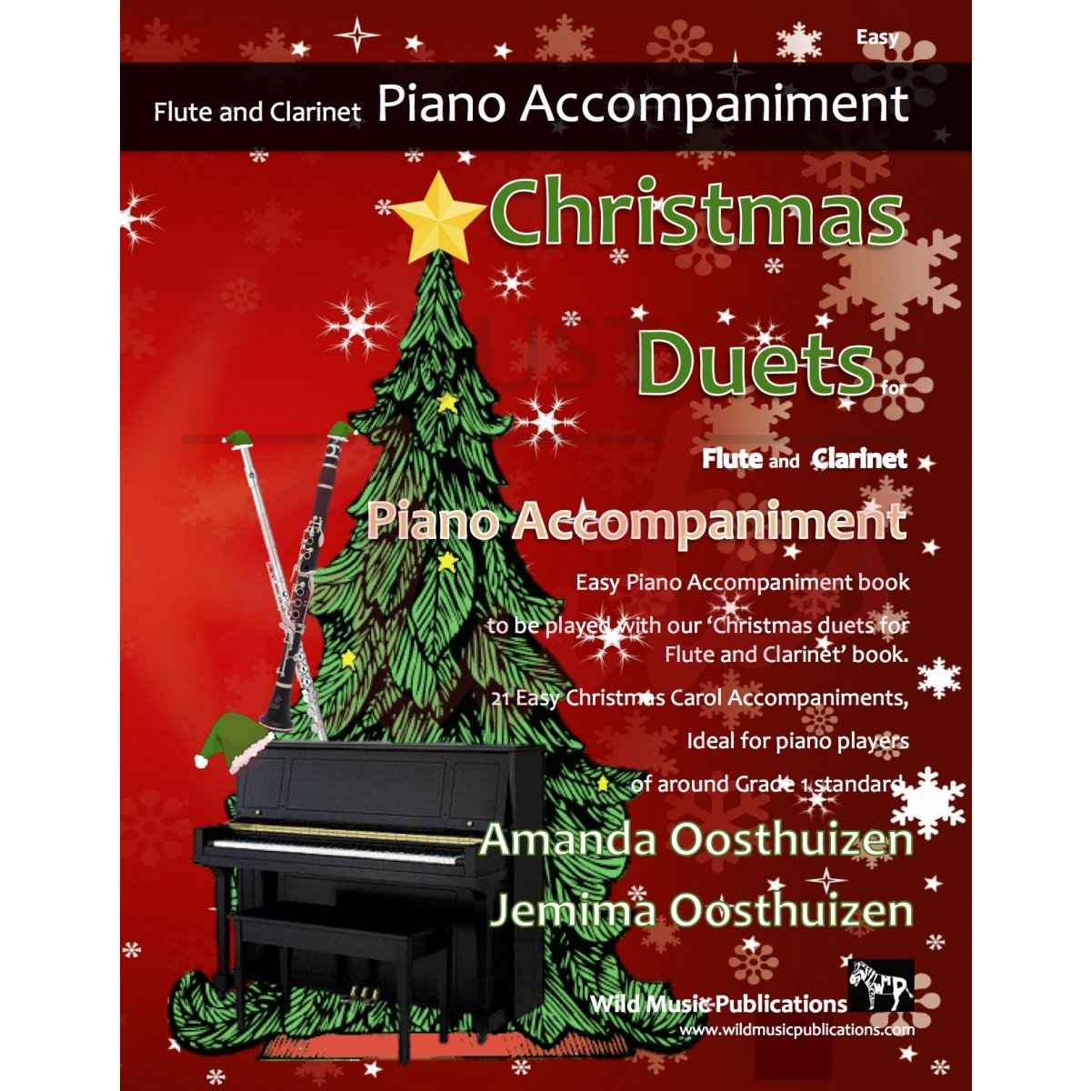Christmas Duets for Flute and Clarinet – Piano Accompaniment