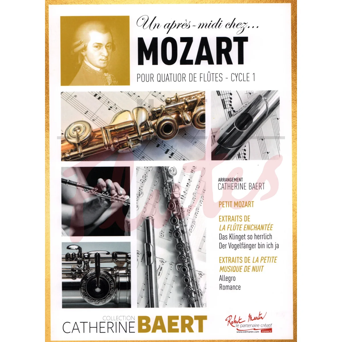 An Afternoon with Mozart for Flute Quartet