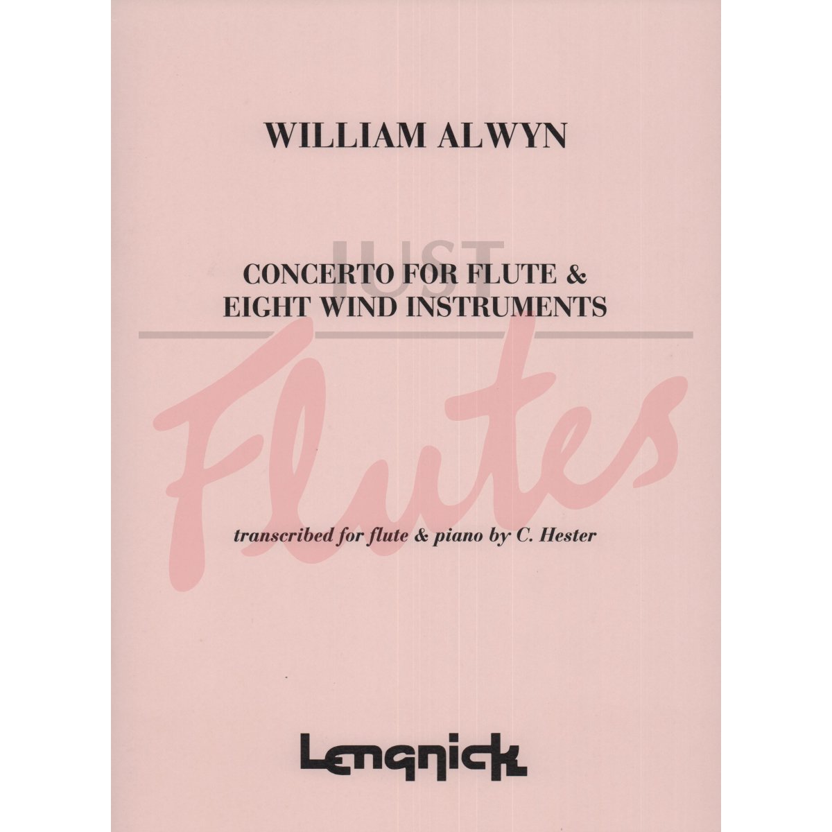 Concerto for Flute &amp; Eight Wind Instruments, transcribed for Flute and Piano