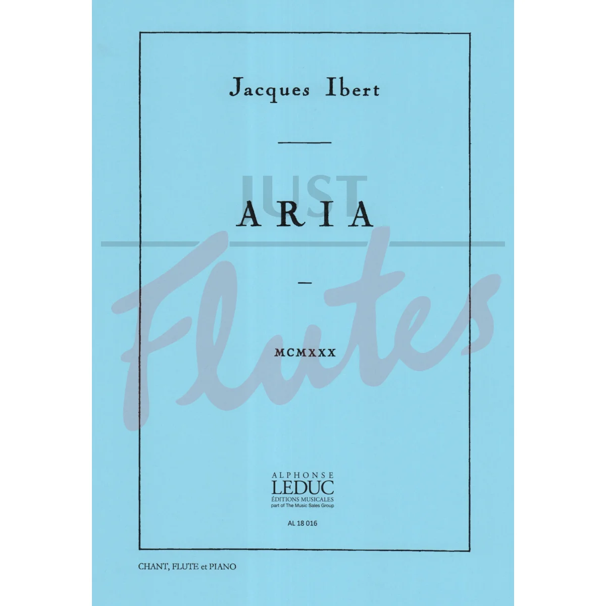 Aria for Flute, Voice and Piano