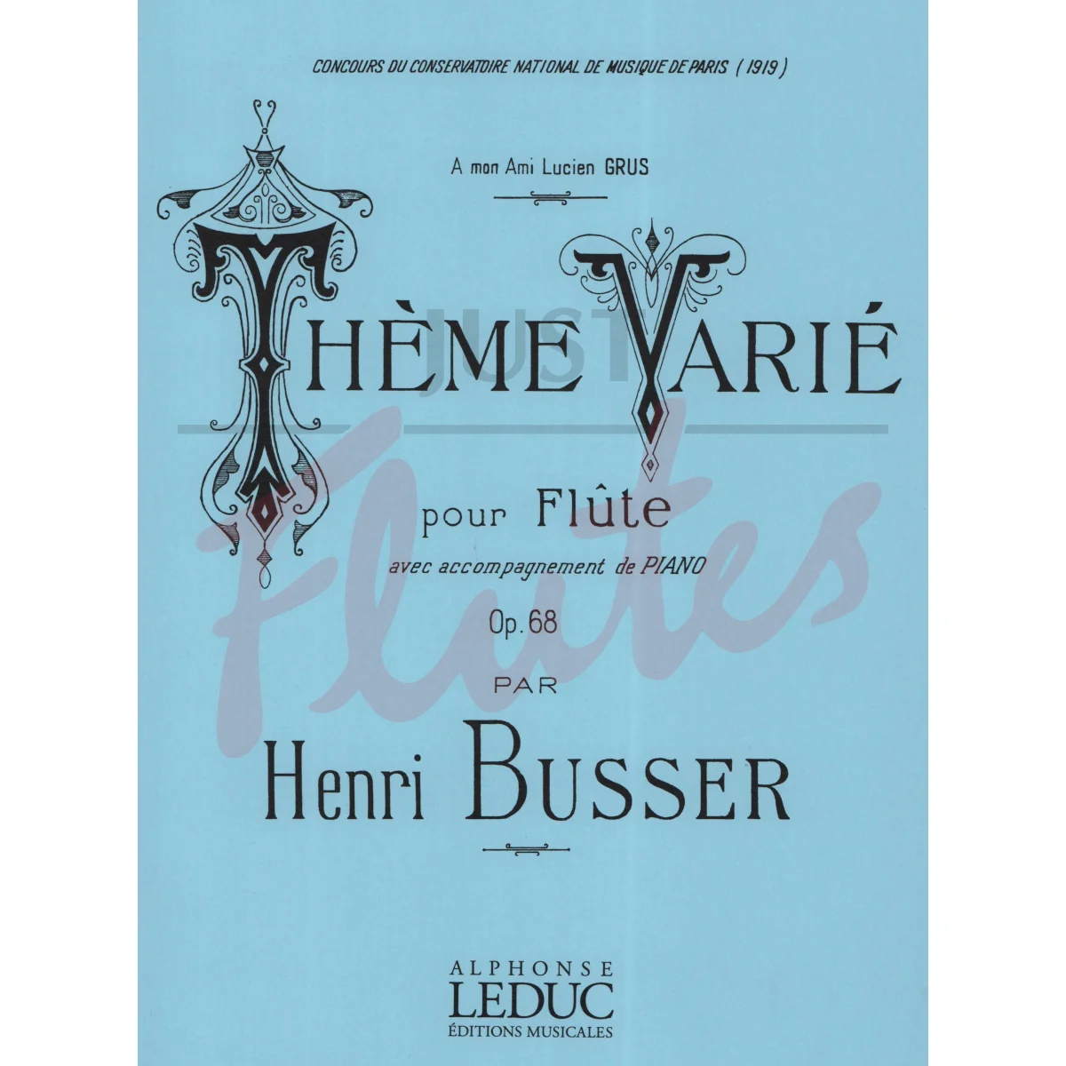 Theme Varie for Flute and Piano