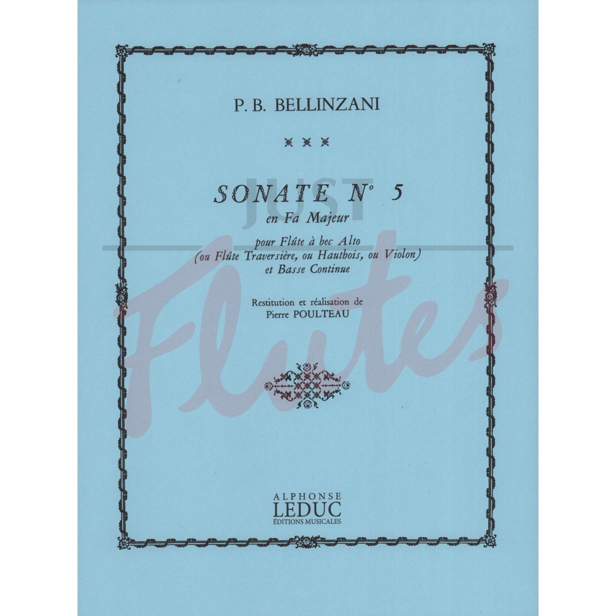 Sonata No.5 in F major for Flute and Basso Continuo