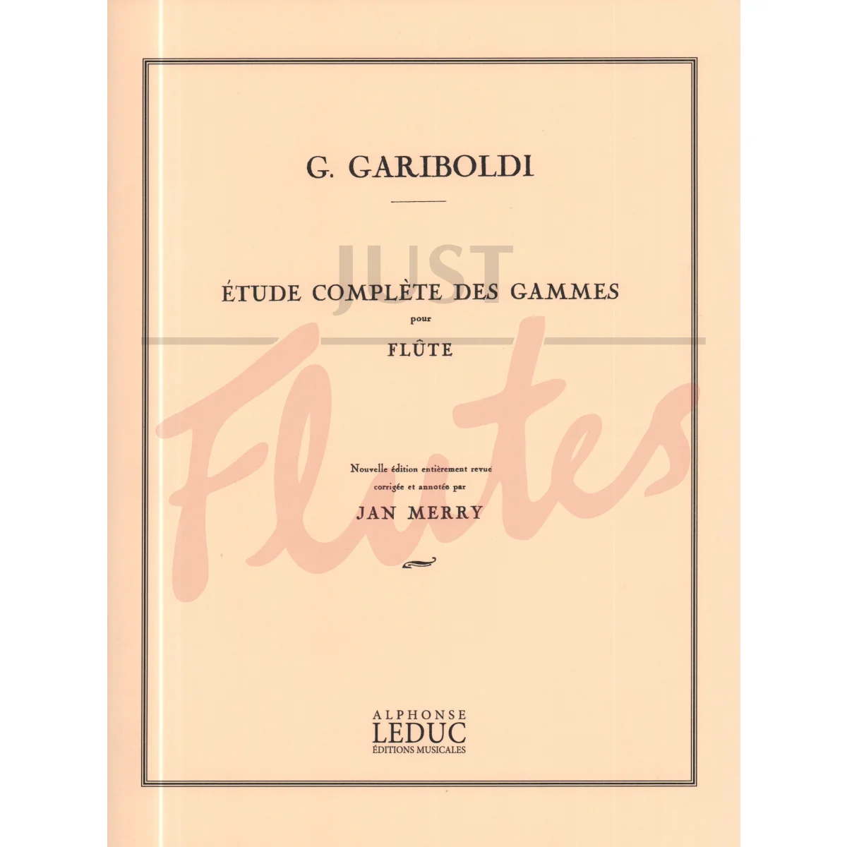 Etude complète des Gammes for Flute