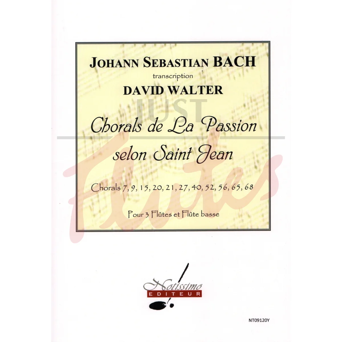 Chorales from St John Passion for Three Flutes and Bass Flute