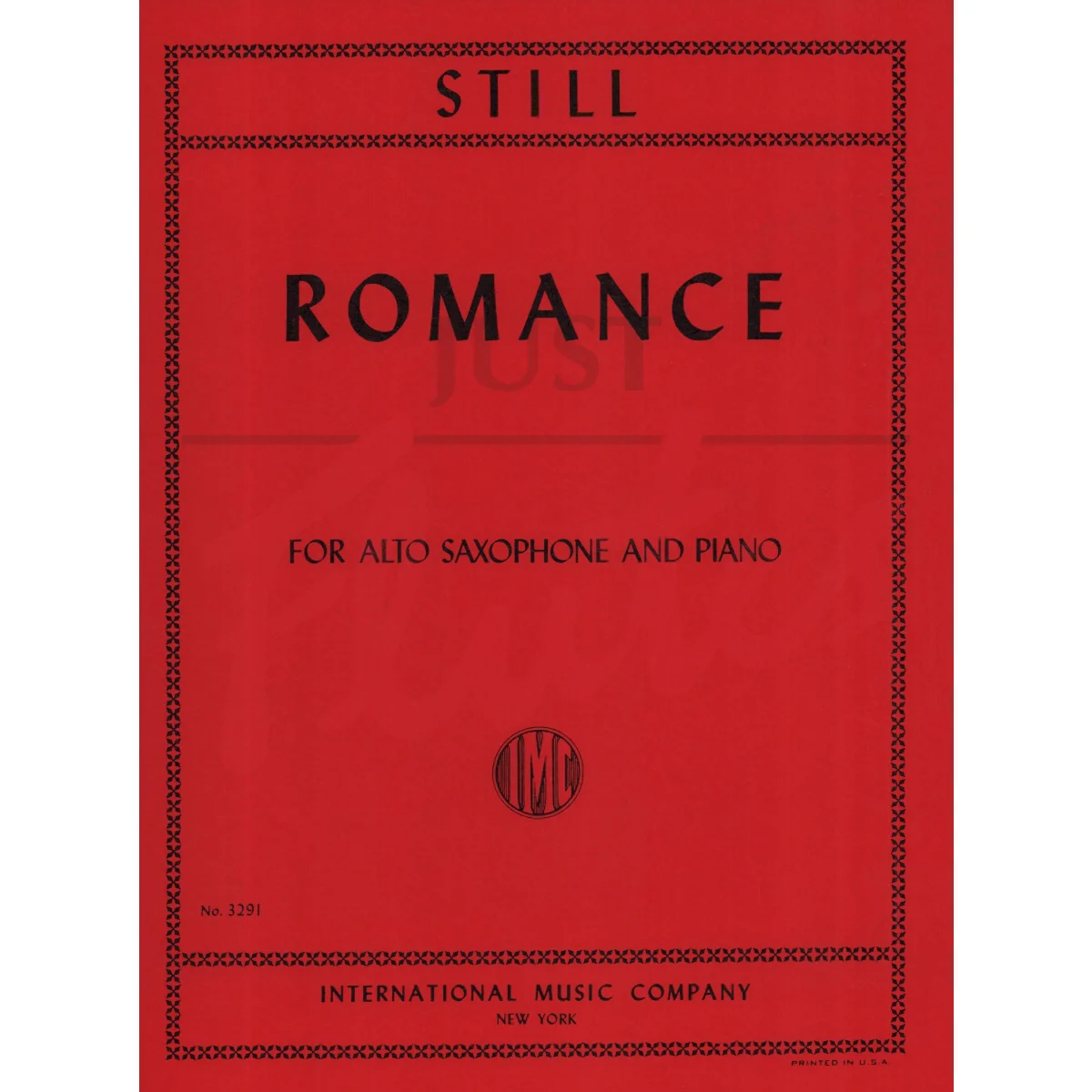 Romance for Alto Saxophone and Piano