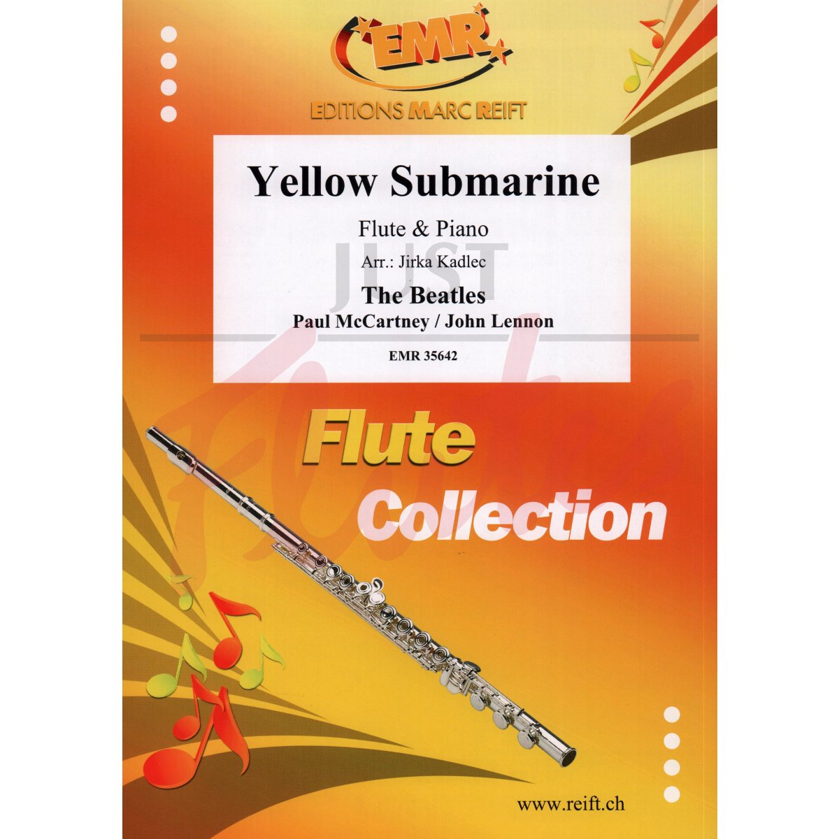 Yellow Submarine for Flute and Piano